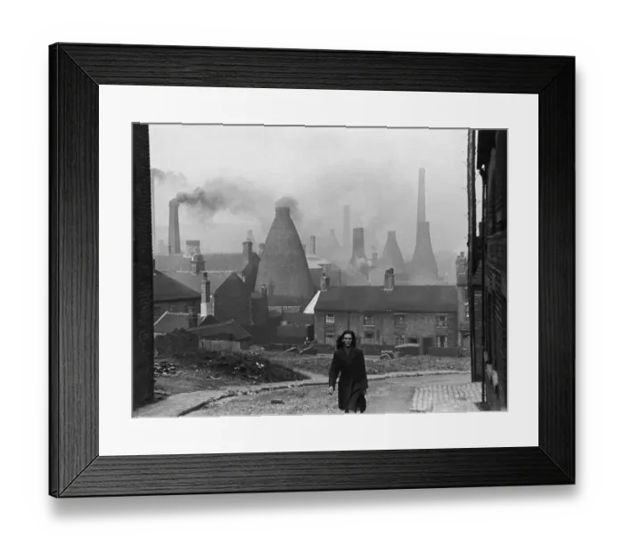 Framed Print : Stoke Street Scene