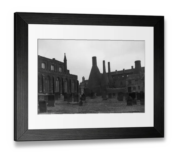 Framed Print : Church And Pottery