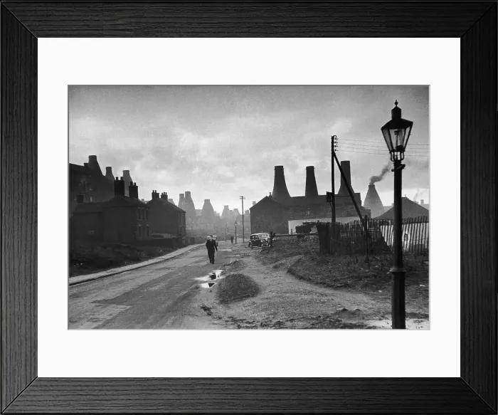 Framed Print : Street In Stoke Framed Print : Street In Stoke