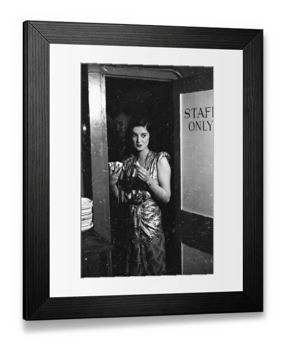 Framed Print : Joan Jay. 2nd March 1946: Windmill Theatre the only London Theatre which Framed Print : Joan Jay. 2nd March 1946: Windmill Theatre the only London Theatre which
