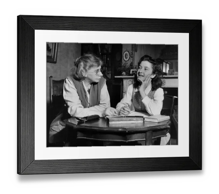 Framed Print : Ice Hope. 12th January 1946: British ice skating hope Beryl Bailey taking Framed Print : Ice Hope. 12th January 1946: British ice skating hope Beryl Bailey taking