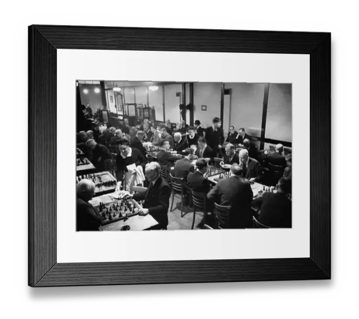 Framed Print : Chess Course Framed Print : Chess Course