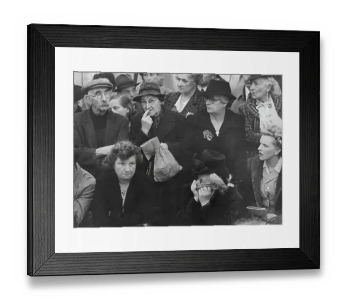 Framed Print : At A Country Auction, 1946 Framed Print : At A Country Auction, 1946