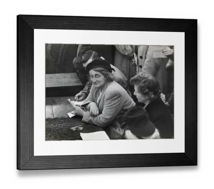 Framed Print : At A Country Auction, 1946 Framed Print : At A Country Auction, 1946