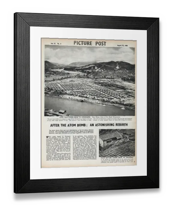 Framed Print : After The Atom Bomb