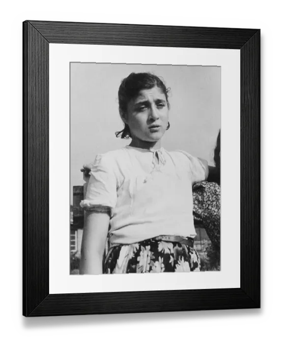 Framed Print : Jewish Refugee