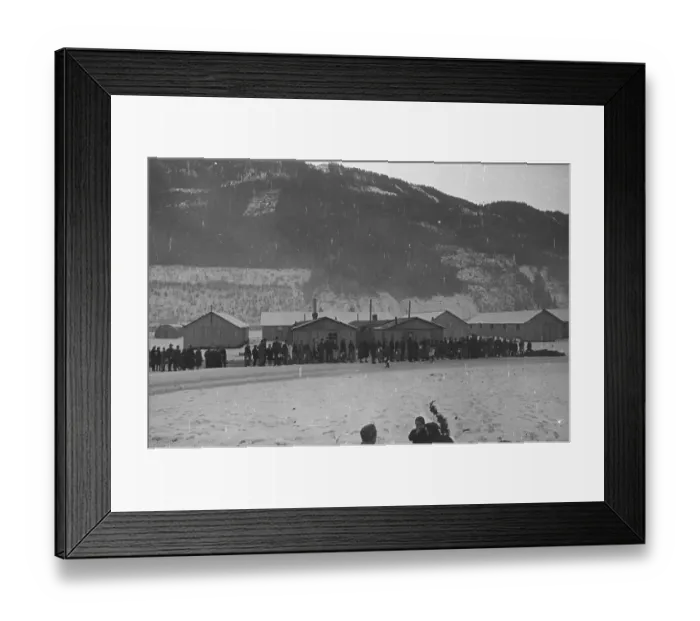 Framed Print : Crowd At Camp Framed Print : Crowd At Camp