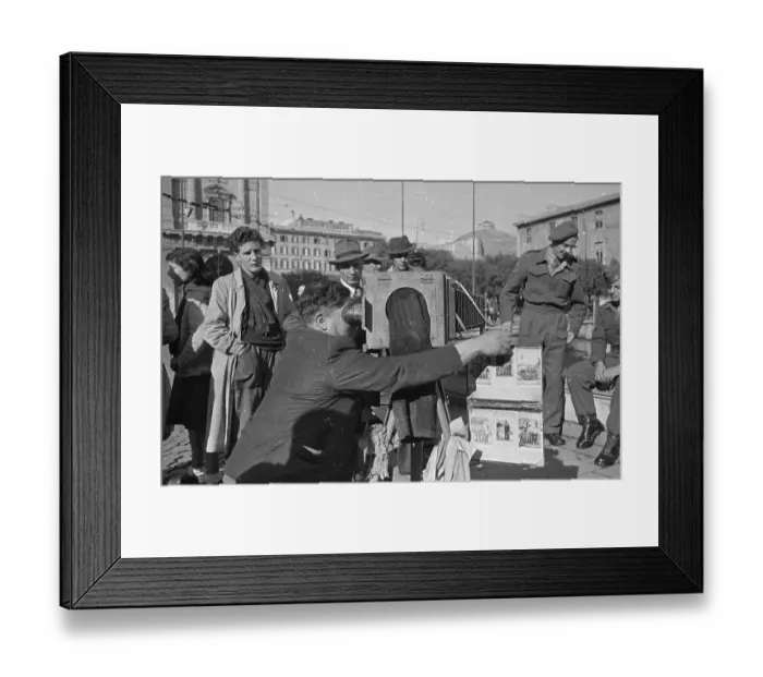 Framed Print : Italian Photographer Framed Print : Italian Photographer