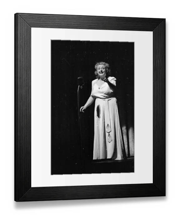 Framed Print : Tessie O'Shea Framed Print : Tessie O'Shea
