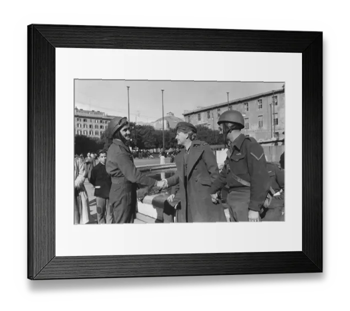 Framed Print : Gracie Fields In Rome Framed Print : Gracie Fields In Rome