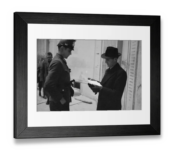 Framed Print : Your Papers Please Framed Print : Your Papers Please