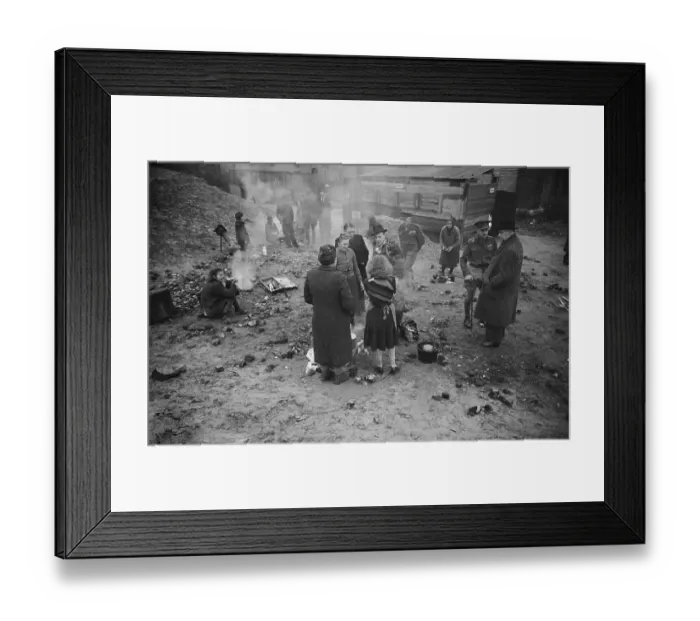 Framed Print : German Refugees