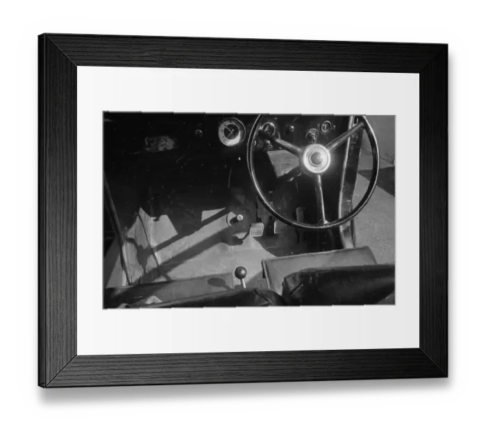 Framed Print : Car Interior Framed Print : Car Interior
