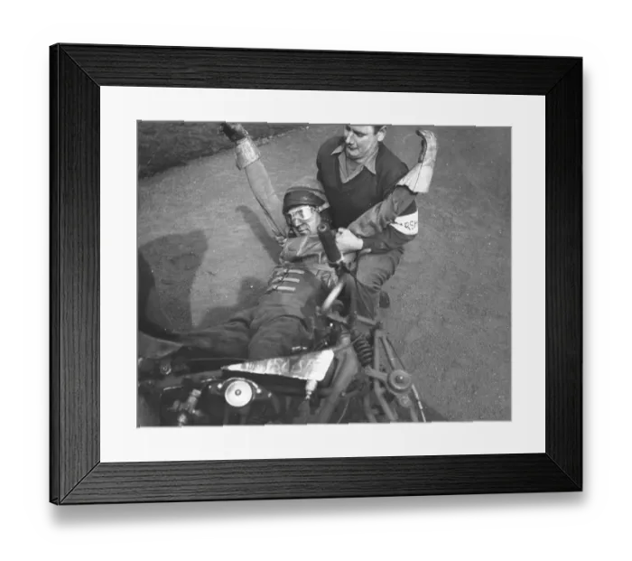Framed Print : Bike Accident Framed Print : Bike Accident