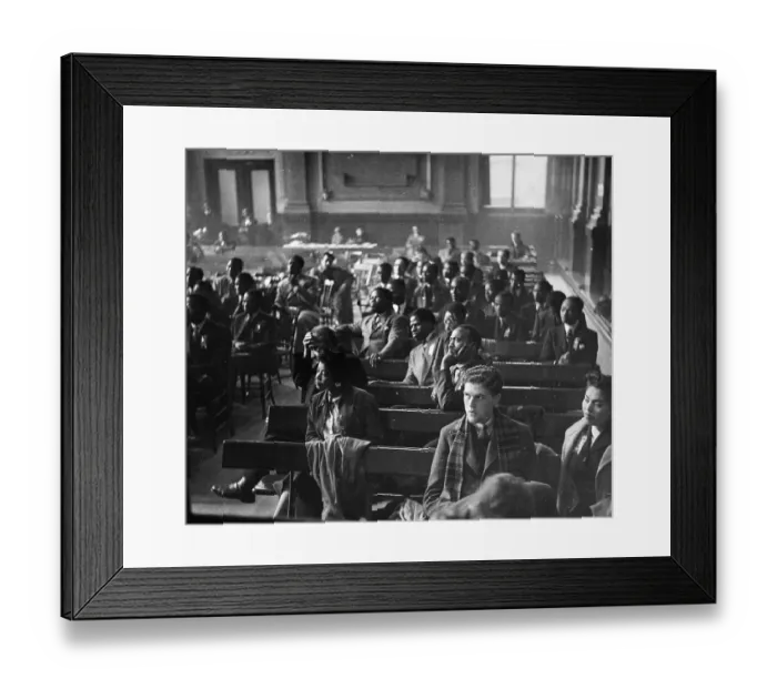 Framed Print : Pan-African Audience Framed Print : Pan-African Audience