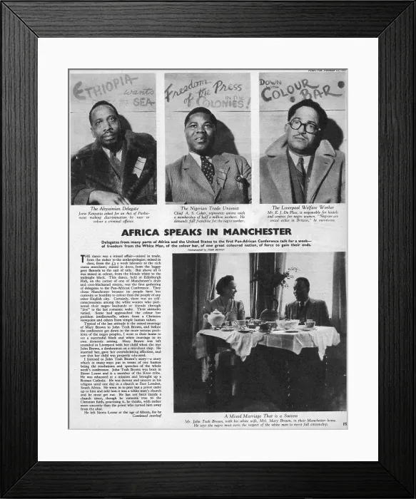 Framed Print : Africa Speaks In Manchester Framed Print : Africa Speaks In Manchester