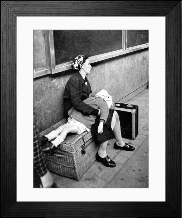 Framed Print : Waiting For Train Framed Print : Waiting For Train