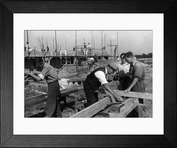 Framed Print : Junior Builders Framed Print : Junior Builders