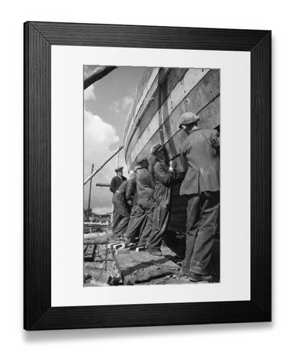 Framed Print : Boat Building Framed Print : Boat Building