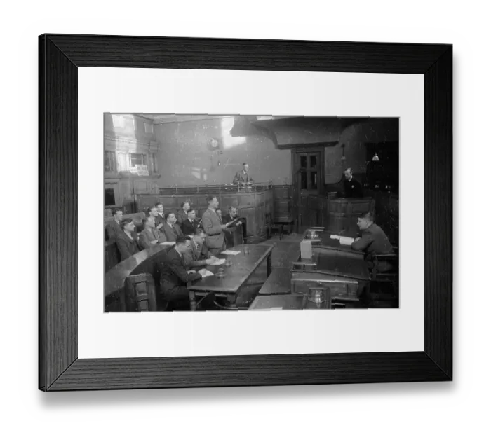 Framed Print : Trainee Courts Framed Print : Trainee Courts