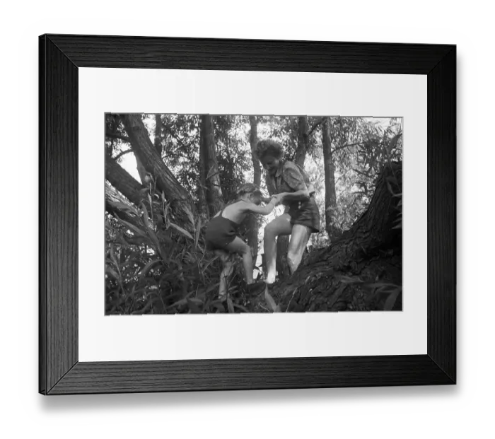 Framed Print : Mother's Help Framed Print : Mother's Help