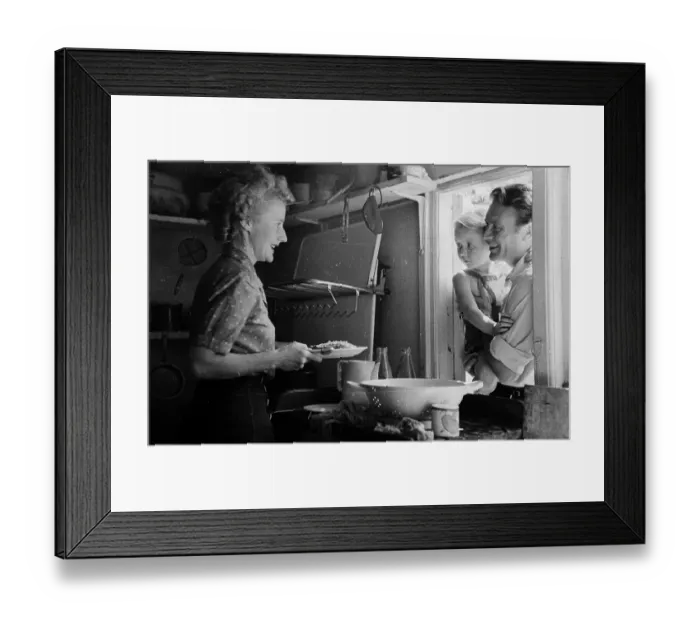 Framed Print : Mills Family