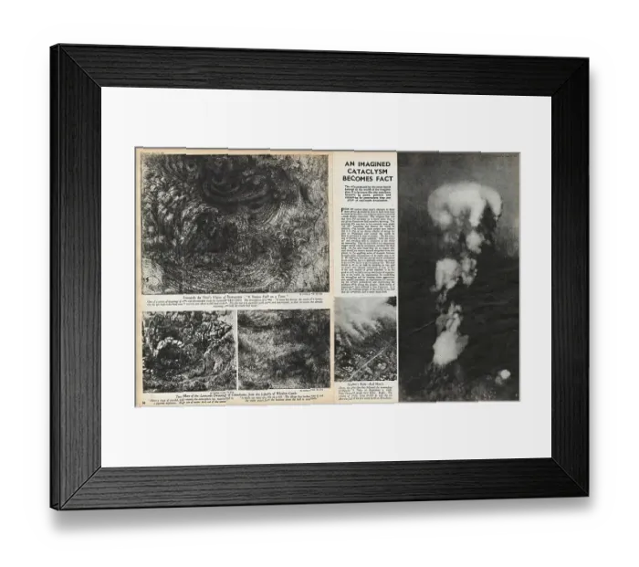 Framed Print : Man Enters The Atom Age Framed Print : Man Enters The Atom Age