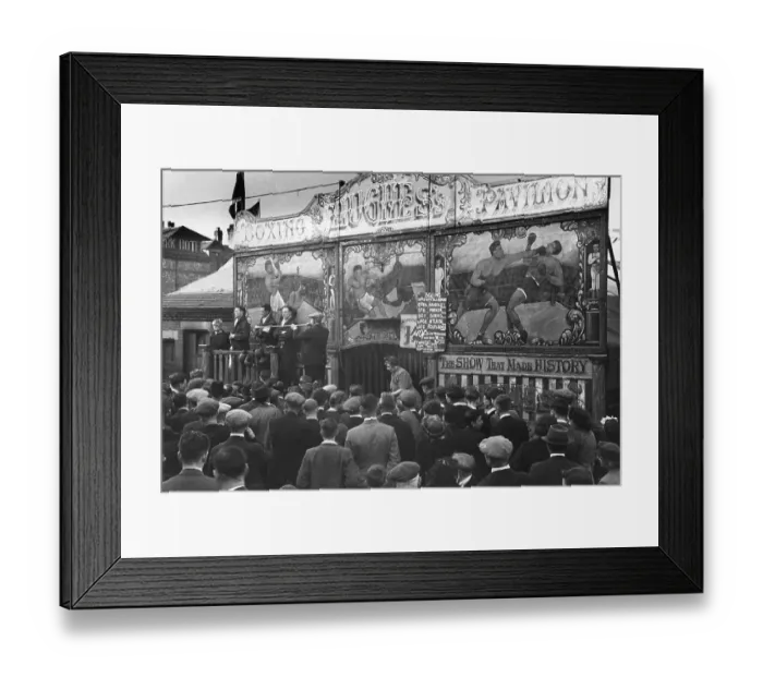 Framed Print : Boxing Booth Framed Print : Boxing Booth