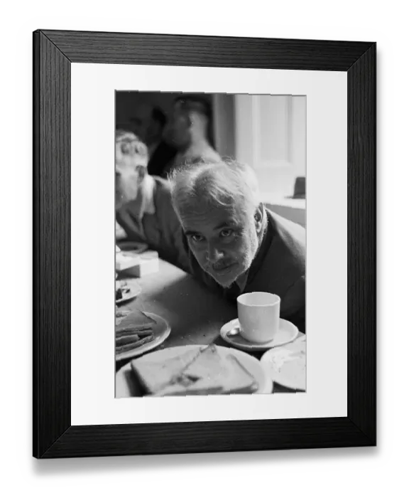 Framed Print : Dr Joad. 14th July 1945: Dr Joad at a youth hostel in South Devon to which Framed Print : Dr Joad. 14th July 1945: Dr Joad at a youth hostel in South Devon to which