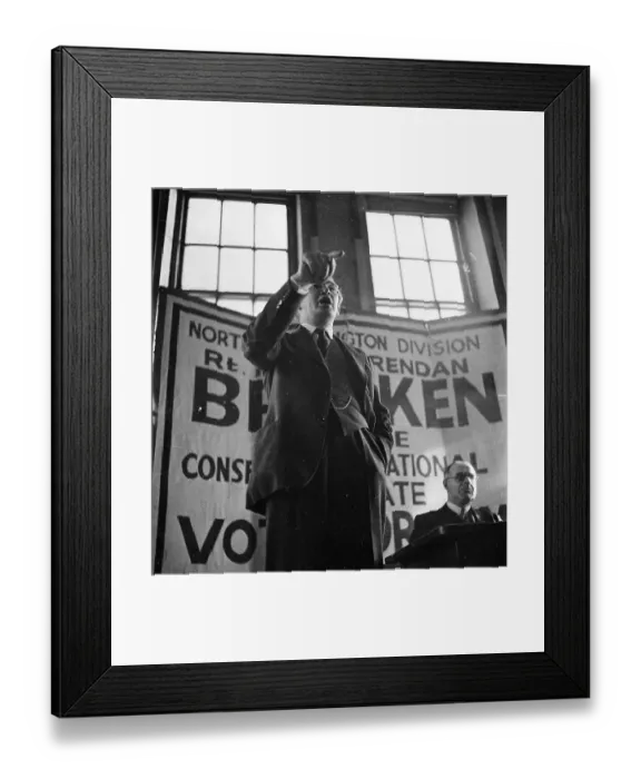 Framed Print : Election Candidate