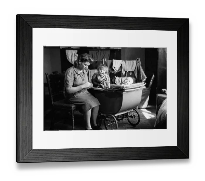 Framed Print : Minding And Mending