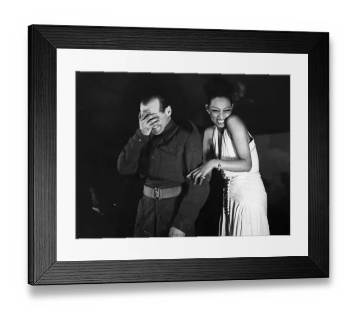 Framed Print : Baker Amuses Soldier Framed Print : Baker Amuses Soldier