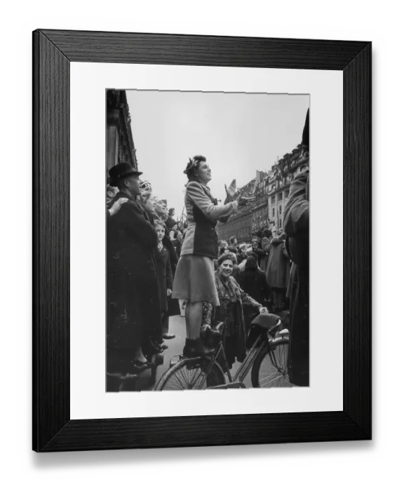 Framed Print : Paris Celebrates Framed Print : Paris Celebrates