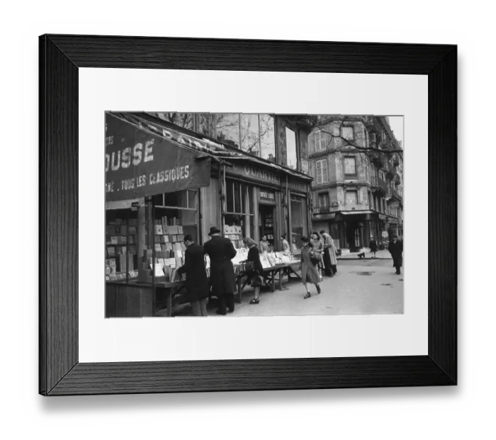 Framed Print : Paris Book Store