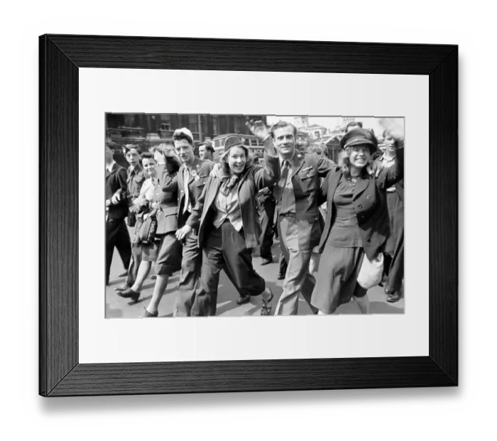 Framed Print : VE Day Parade Framed Print : VE Day Parade