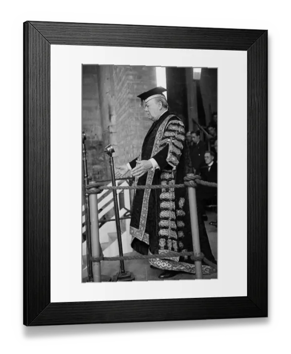 Framed Print : Chancellor Churchill