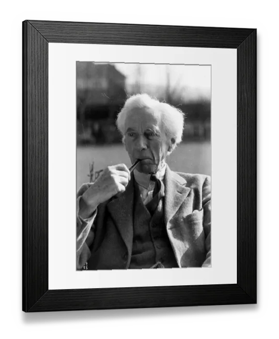 Framed Print : Bertrand Russell Framed Print : Bertrand Russell