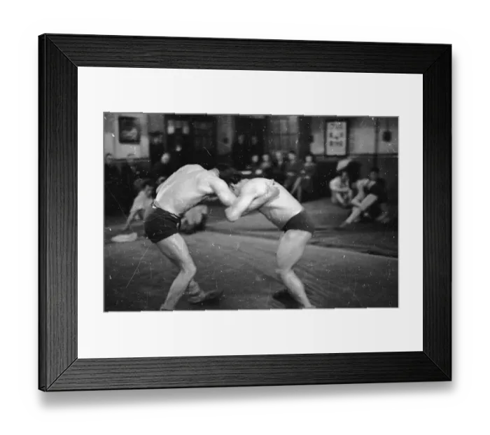 Framed Print : Wrestling Catch Framed Print : Wrestling Catch