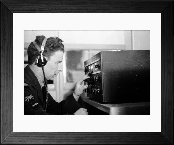 Framed Print : Radio Operator Framed Print : Radio Operator