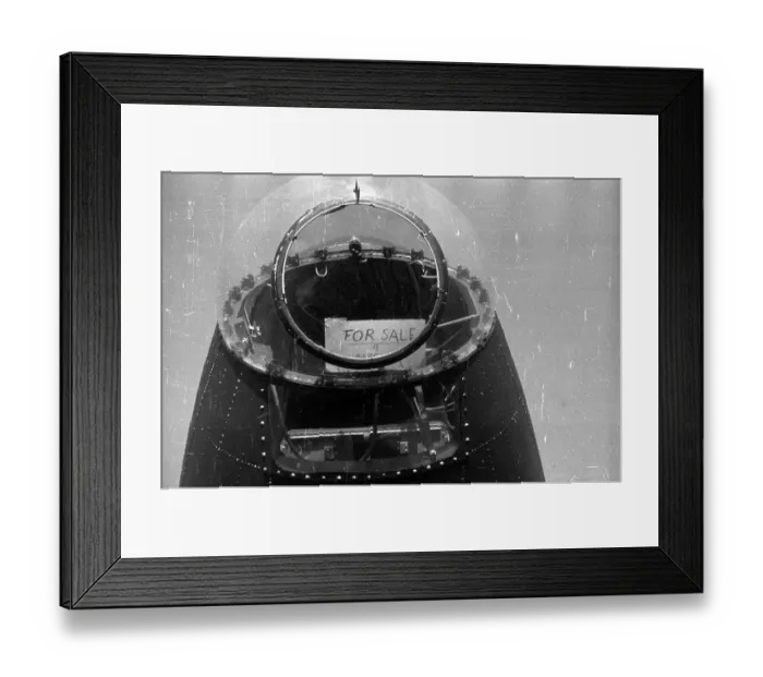 Framed Print : Plane For Sale