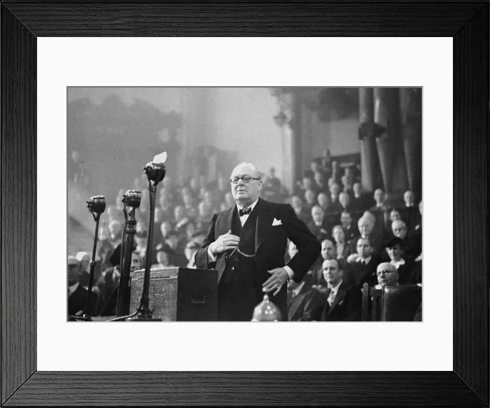 Framed Print : Winston. 31st March 1945: British statesman Sir Winston Leonard Spencer Churchill, Framed Print : Winston. 31st March 1945: British statesman Sir Winston Leonard Spencer Churchill,