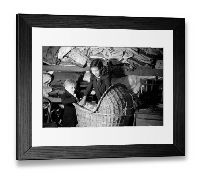Framed Print : Wicker Pram Framed Print : Wicker Pram