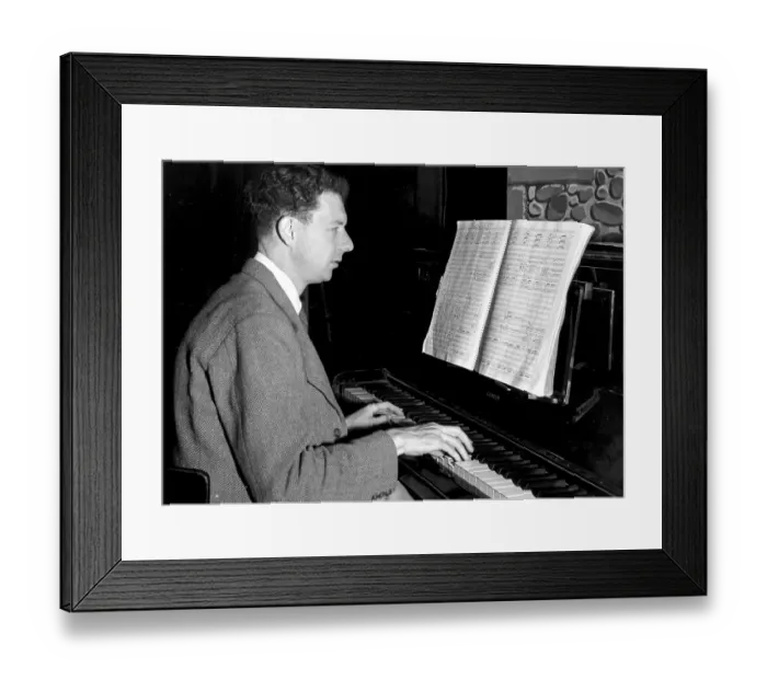 Framed Print : Benjamin Britten Framed Print : Benjamin Britten