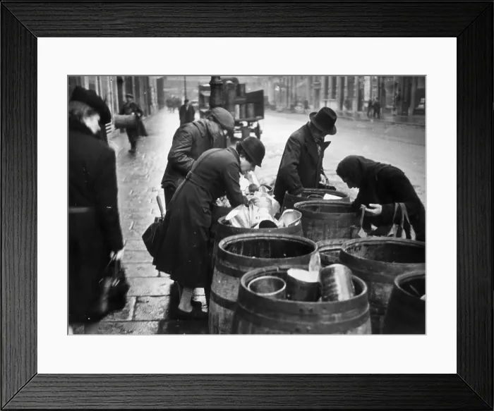 Framed Print : Scraping The Barrel Framed Print : Scraping The Barrel