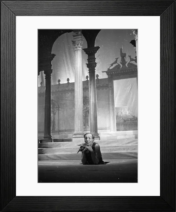 Framed Print : Max Adrian As Puck Framed Print : Max Adrian As Puck