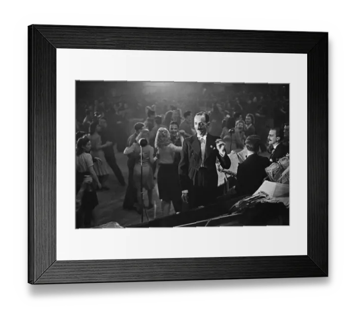 Framed Print : Dance Band leader Lou Preager Framed Print : Dance Band leader Lou Preager