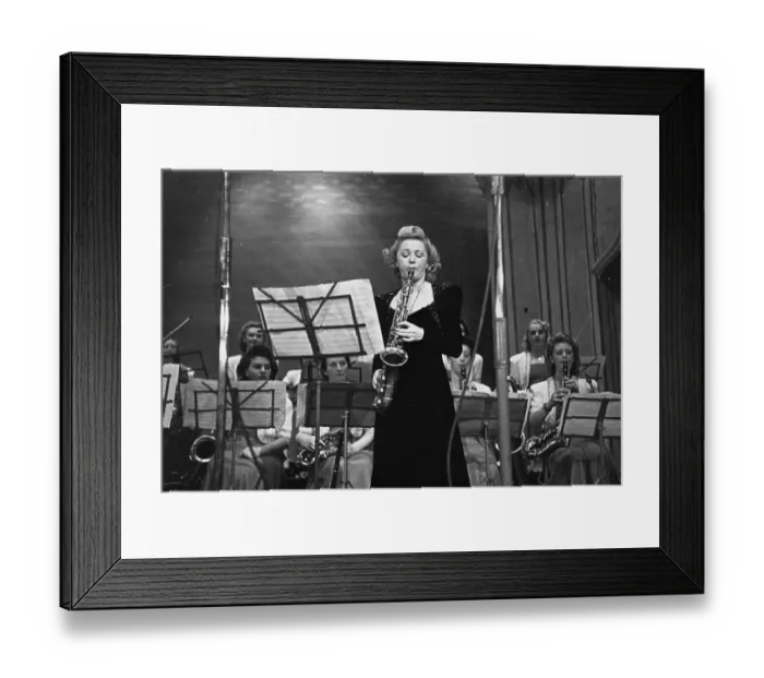 Framed Print : Ivy Benson Plays Framed Print : Ivy Benson Plays
