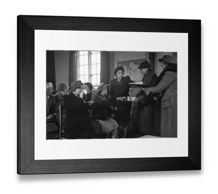 Framed Print : WI Gossip. 20th January 1945: Members of the Groombridge Women's Institute Framed Print : WI Gossip. 20th January 1945: Members of the Groombridge Women's Institute