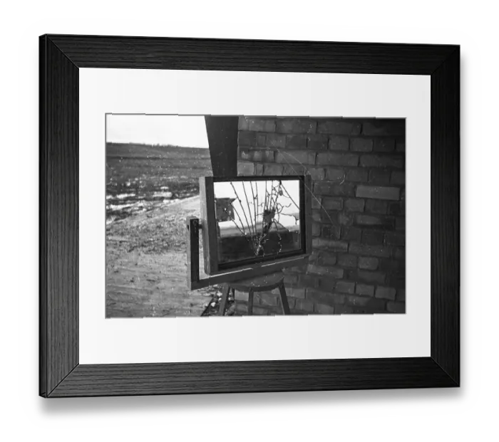 Framed Print : Smashed Mirror Framed Print : Smashed Mirror