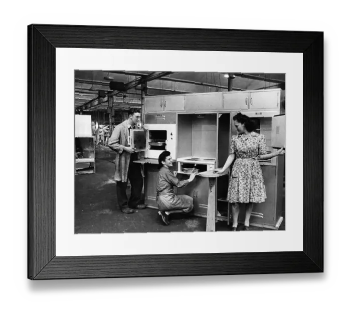 Framed Print : Kitchen Assembly Framed Print : Kitchen Assembly